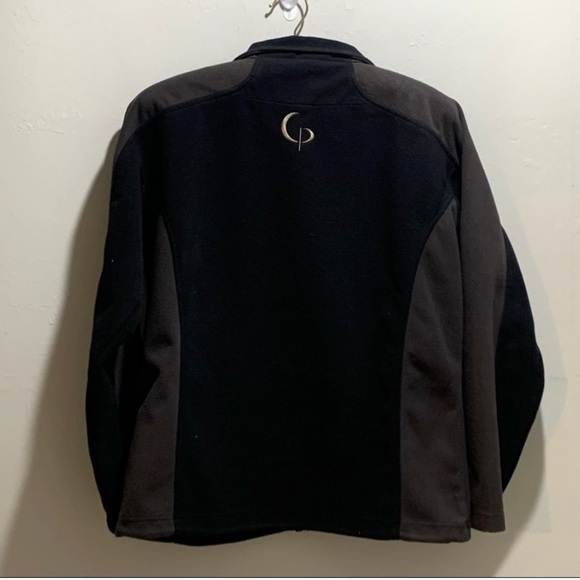 STORMTECH Men's Black Gray Fleece Full Zip Golf Jacket Size Large - Picture 2 of 6